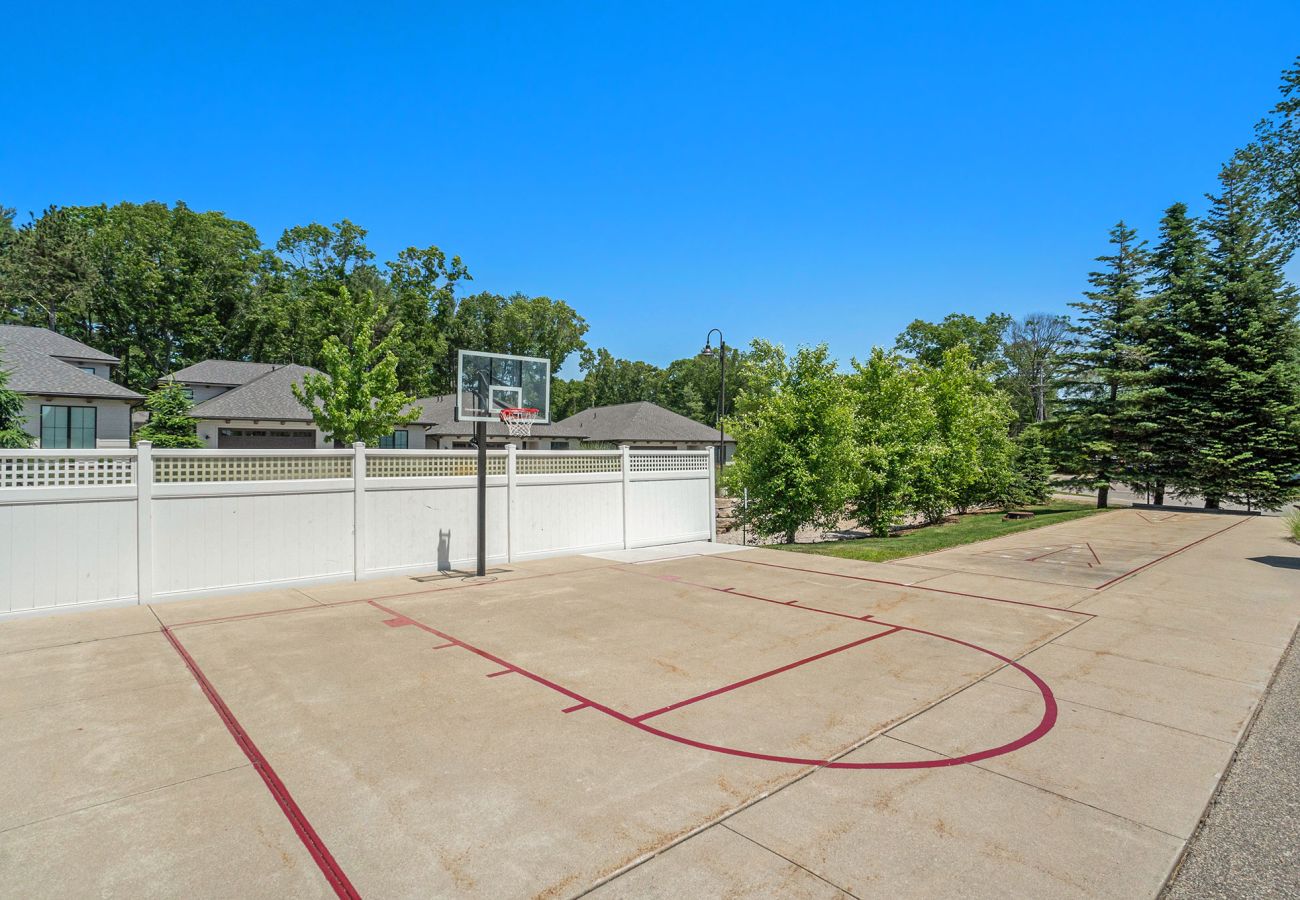 Beach House Basketball Court