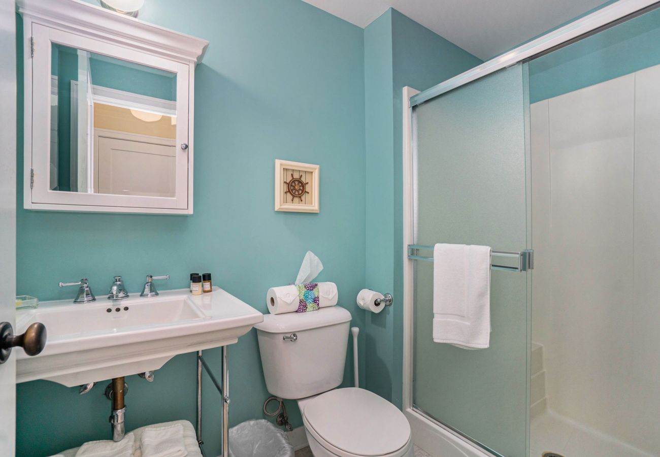 First floor full bathroom