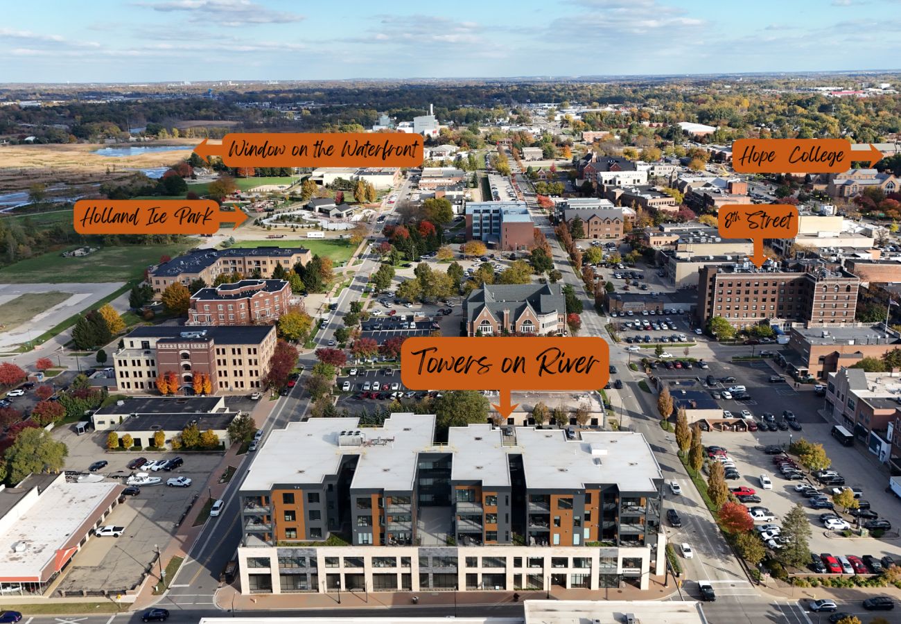 Condominium in Holland - Lux Winter Retreat: Downtown Condo near Hope 